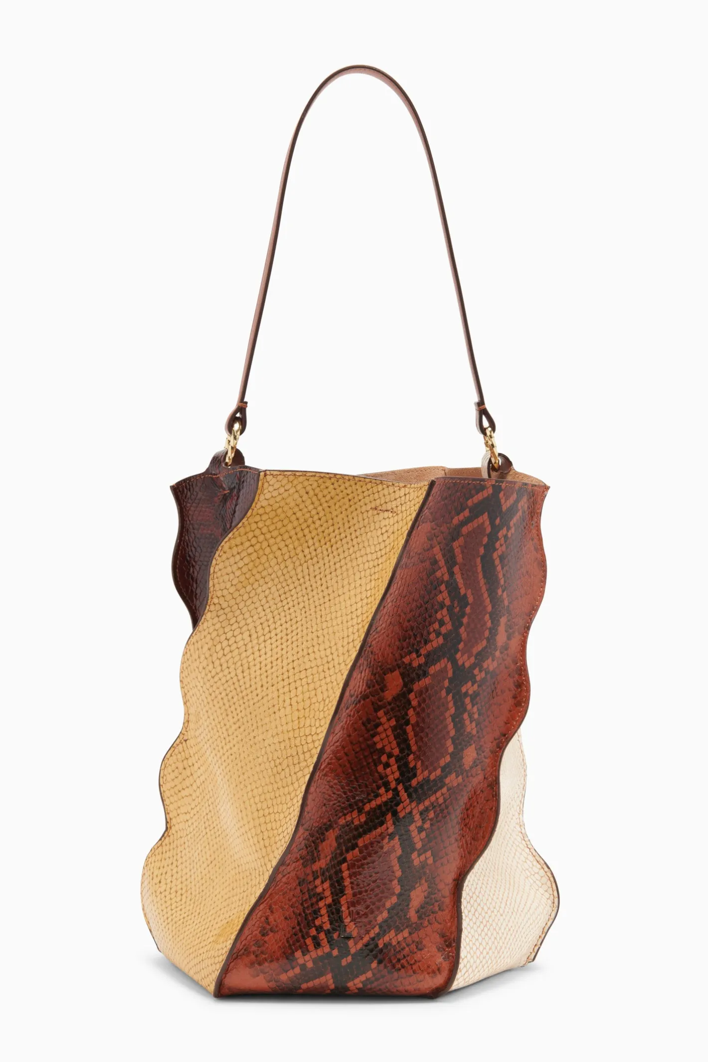 Ulla Johnson Adria Pleated Wave Bucket< Handbags