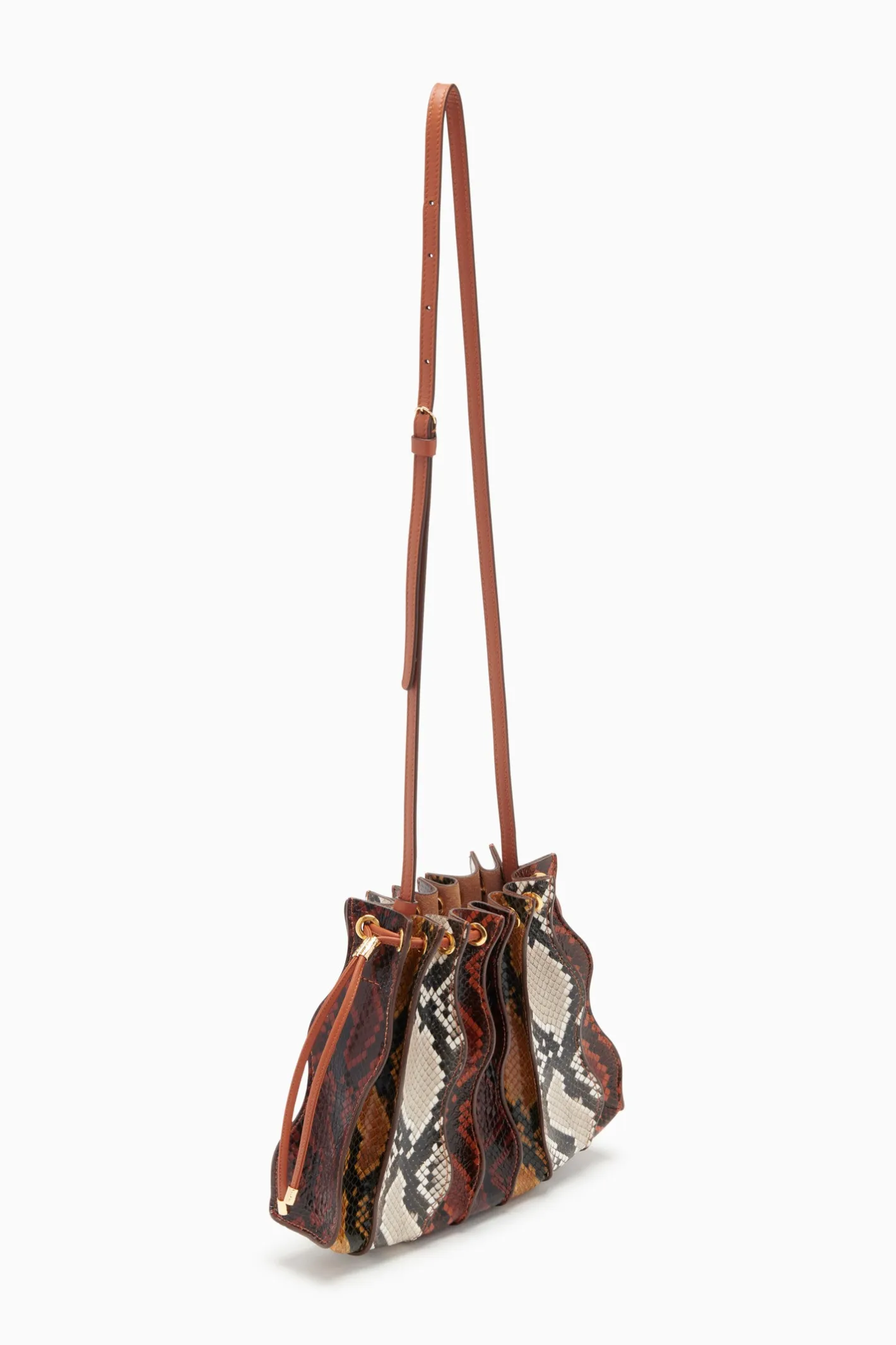 Ulla Johnson Adria Pleated Wave Crossbody< Handbags