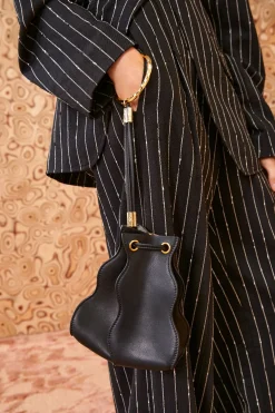 Ulla Johnson Adria Pleated Wave Pochette< Handbags
