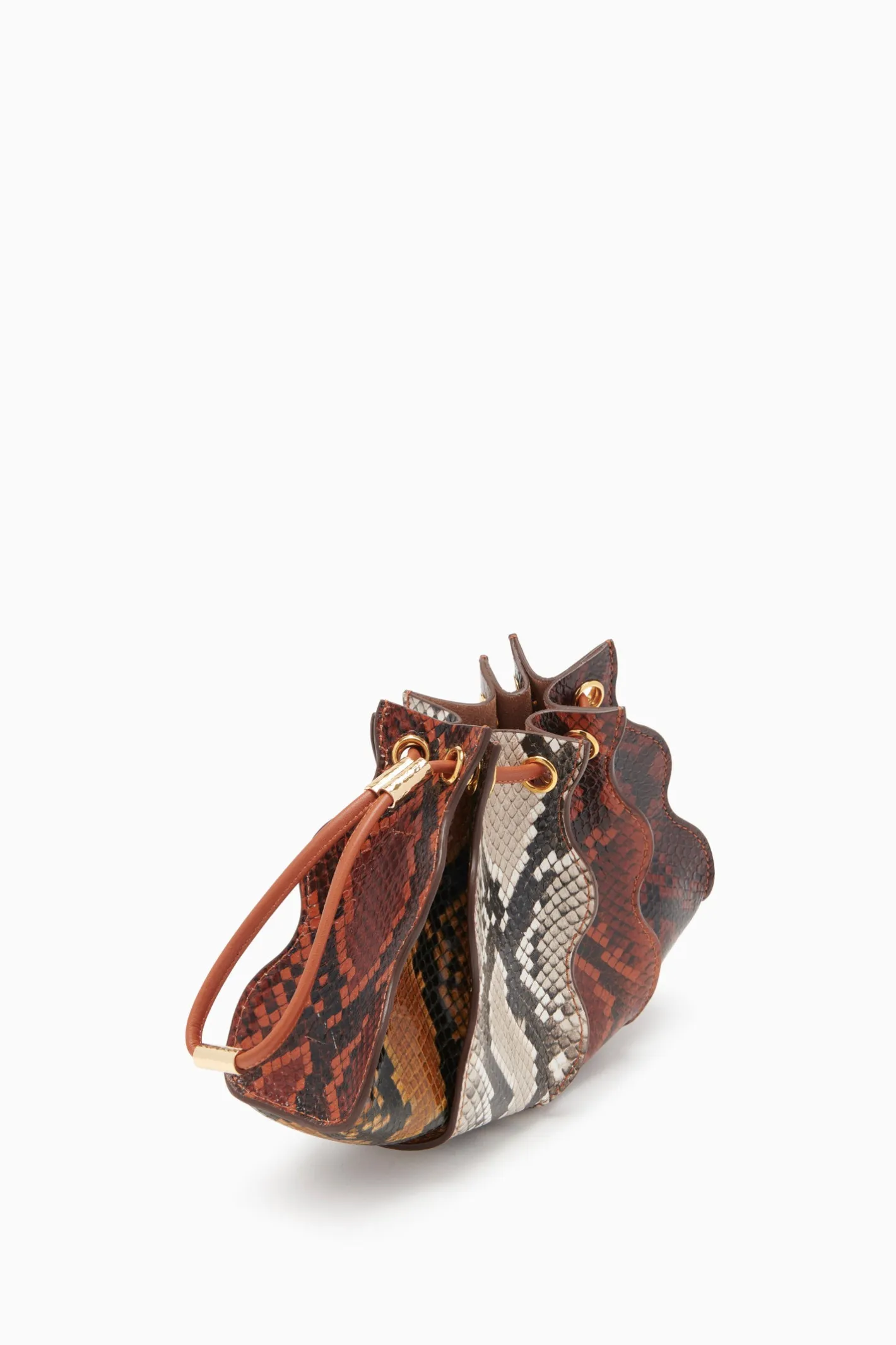 Ulla Johnson Adria Pleated Wave Wristlet< Handbags