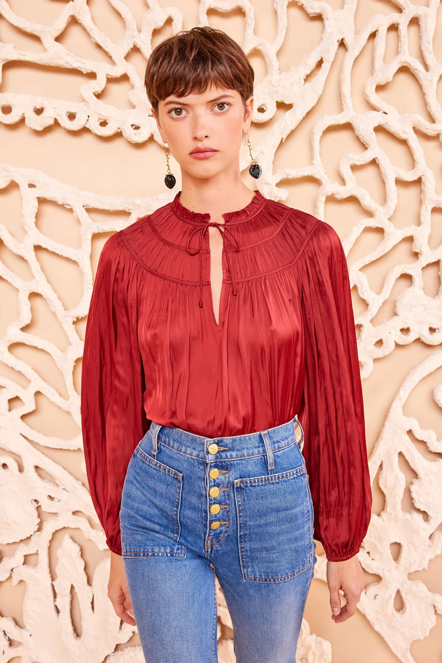 Ulla Johnson Mia Blouse< Tops