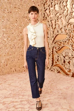 Ulla Johnson The Cropped Agnes Jean< Denim