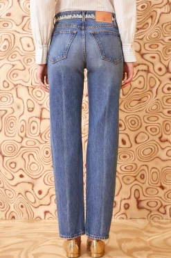 Ulla Johnson The French Knot Daphne Jean< Denim