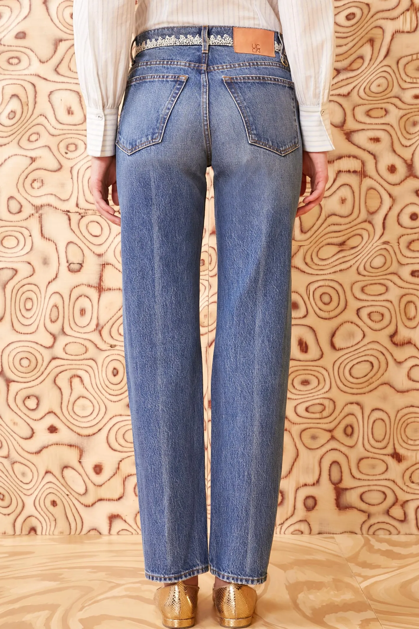 Ulla Johnson The French Knot Daphne Jean< Denim