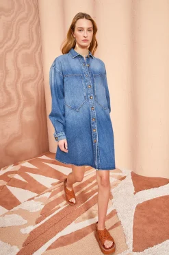 Ulla Johnson The Valerie Dress< Denim