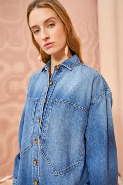 Ulla Johnson The Valerie Dress< Denim